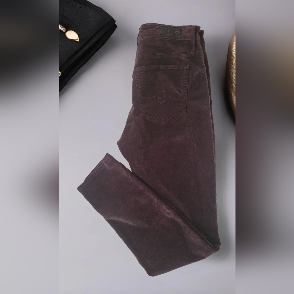 AG Adriano Goldschmied The High Rise Stevie Ankle Corduroy Jeans Sz 28R
